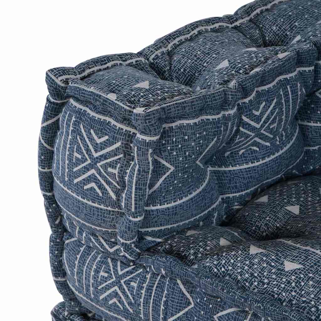 Modulsofa Geometrisk 2 Pcs Indigo 70 X 70 X 56 Cm Stof Artisan Eg