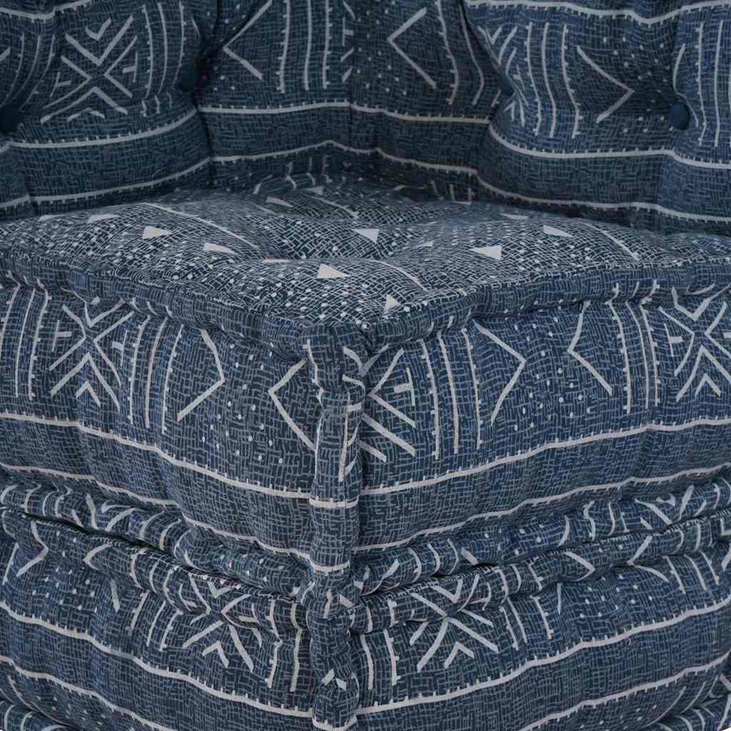 Modulsofa Geometrisk 2 Pcs Indigo 70 X 70 X 56 Cm Stof Artisan Eg
