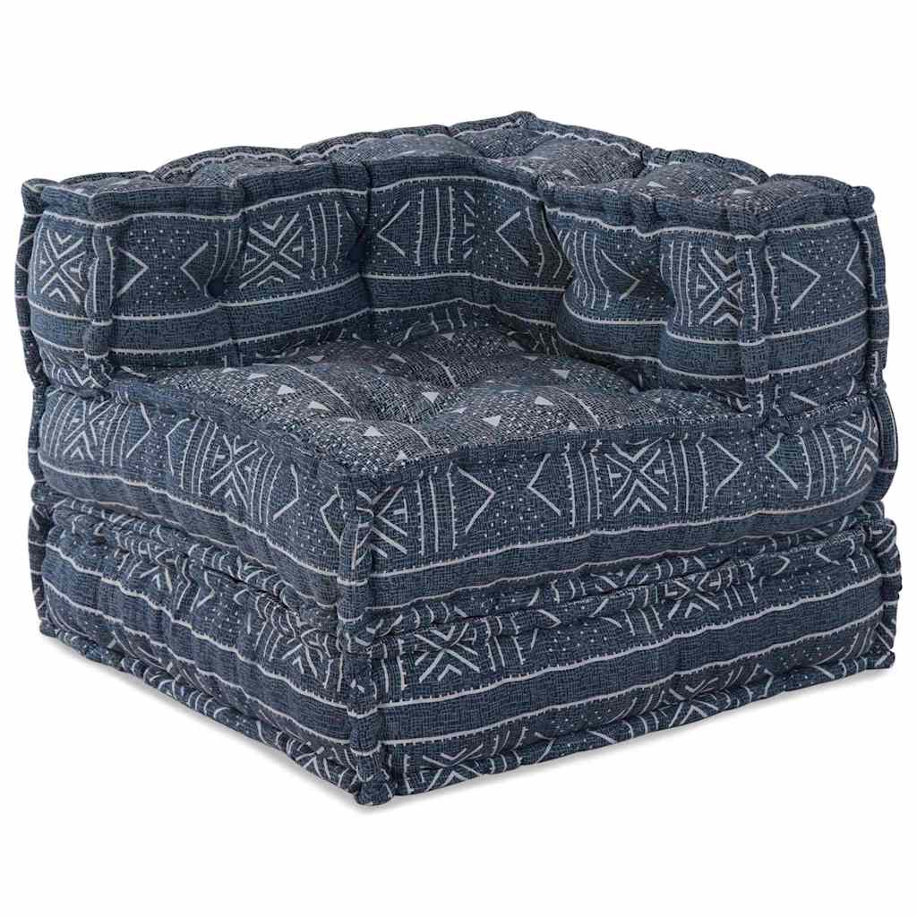 Modulsofa Geometrisk 2 Pcs Indigo 70 X 70 X 56 Cm Stof Artisan Eg