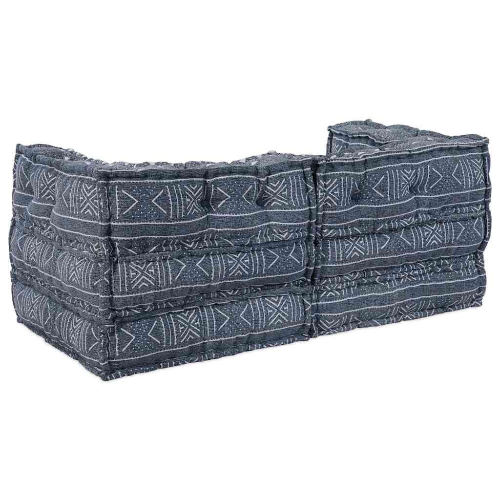 Modulsofa Geometrisk 2 Pcs Indigo 70 X 70 X 56 Cm Stof Artisan Eg
