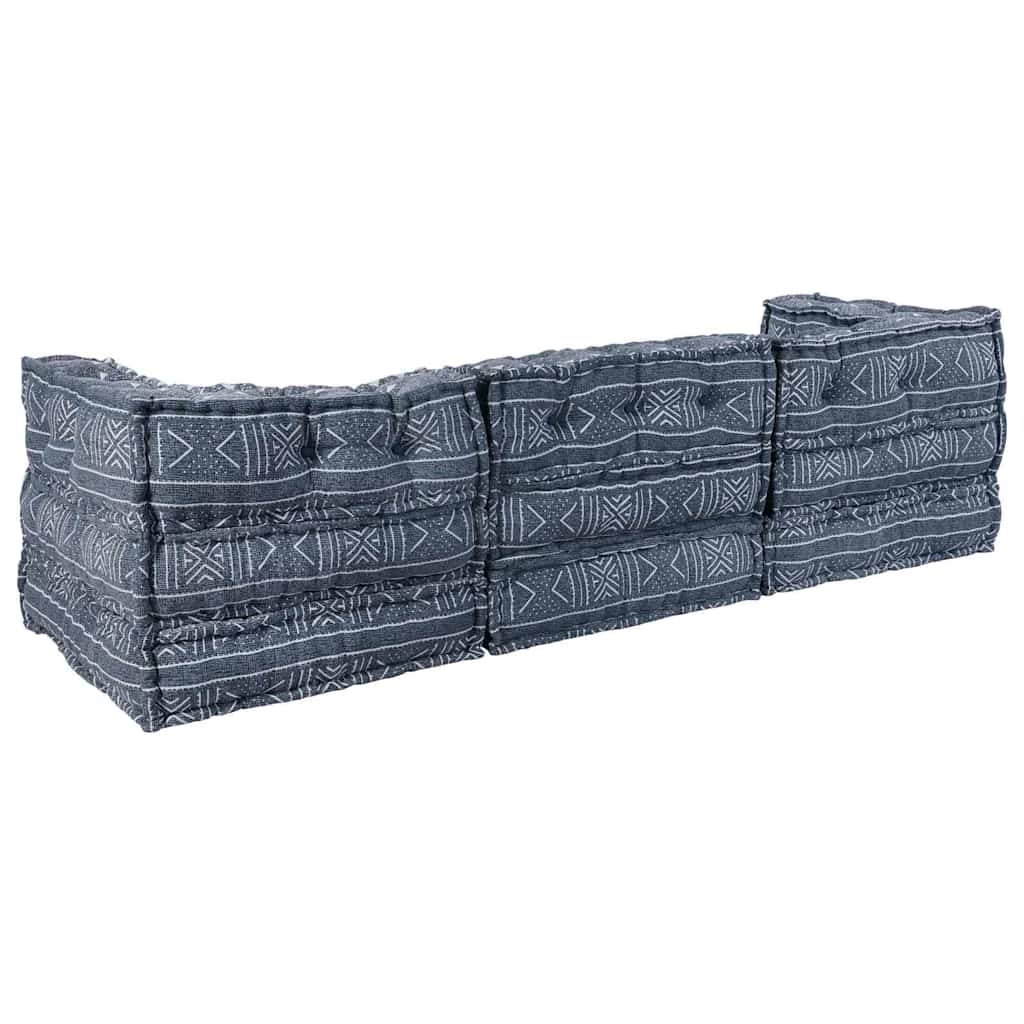 Modulsofa Geometrisk 3 Pcs Indigo 70 X 70 X 56 Cm Stof Artisan Eg
