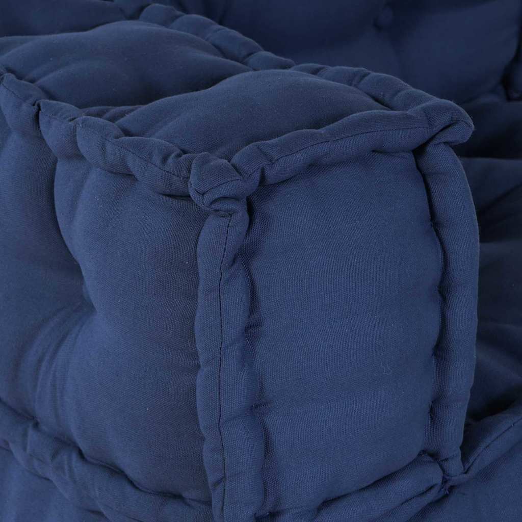 Modulsofa 2 Pcs Indigo 140 X 70 X 36 Cm Stof