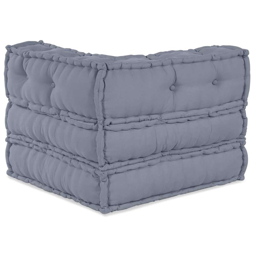 Modulsofa Grå 70 X 70 X 54 Cm Stof