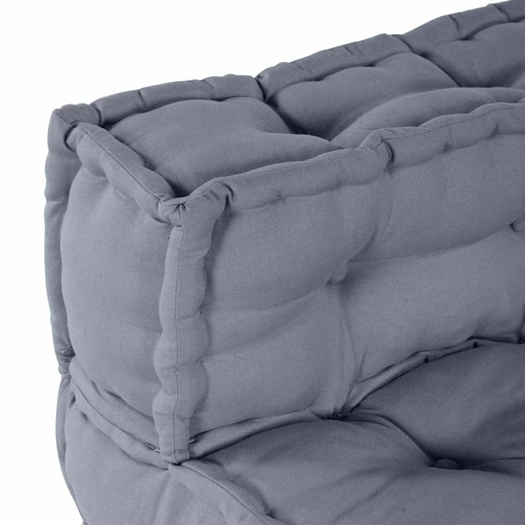 Modulsofa Grå 70 X 70 X 54 Cm Stof
