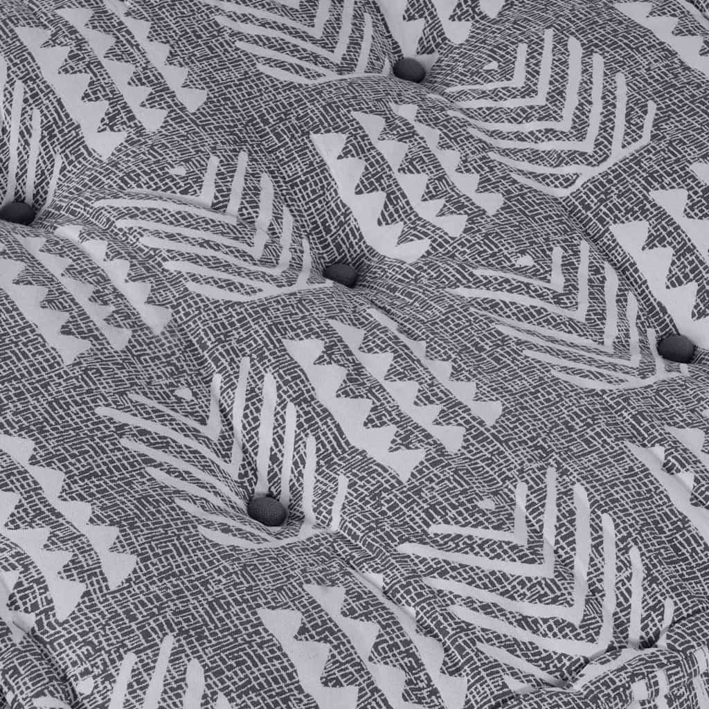 Modulsofa Stribet Grå 70 X 70 X 36 Cm Stof
