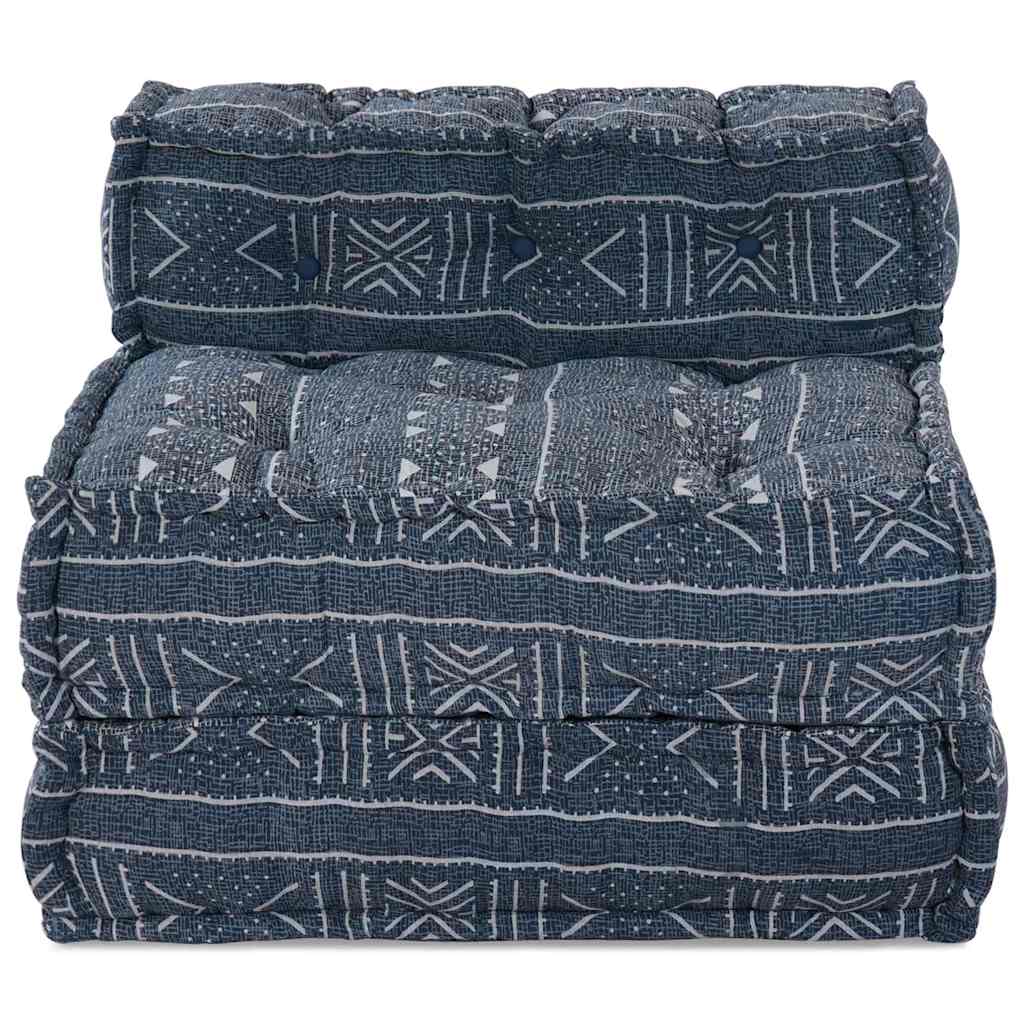 Modulsofa Geometrisk Indigo 70 X 70 X 54 Cm Stof