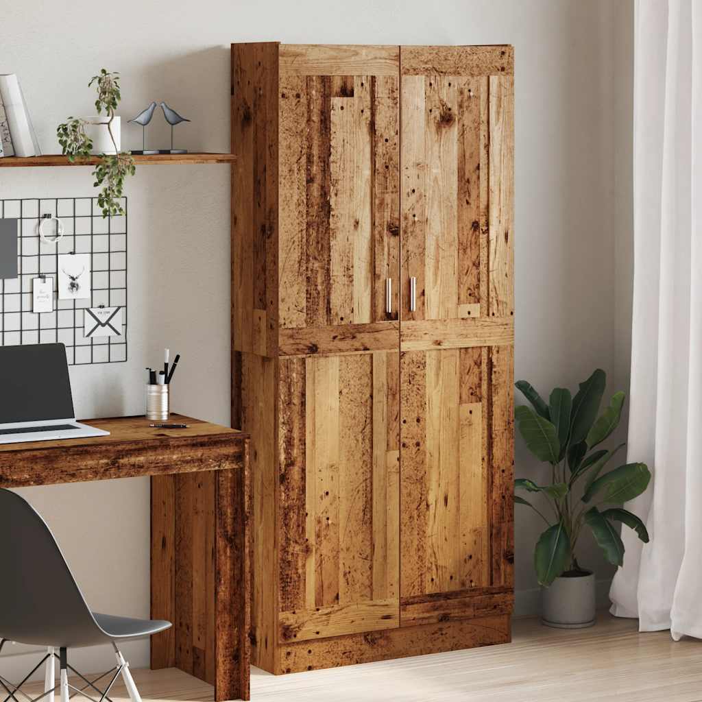 Bogskab 82,5X30,5X Konstrueret Træ Kunsteg
