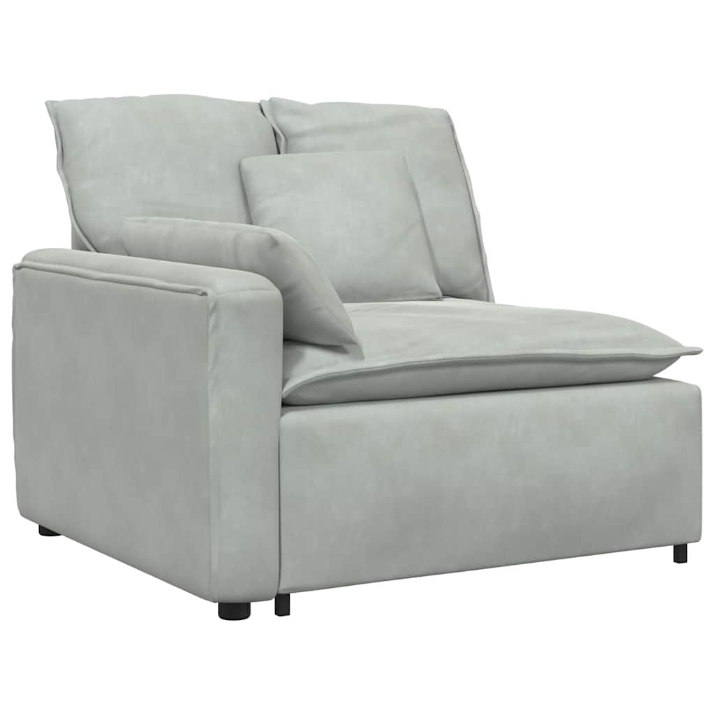 Modulsofa Med Fodskammel Og Hynder
