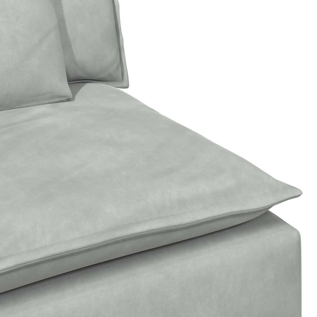 Modulsofa Med Fodskammel Og Hynder