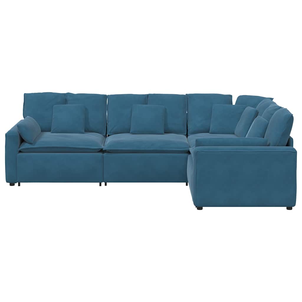 Modulsofa Med Hynder Fløjl