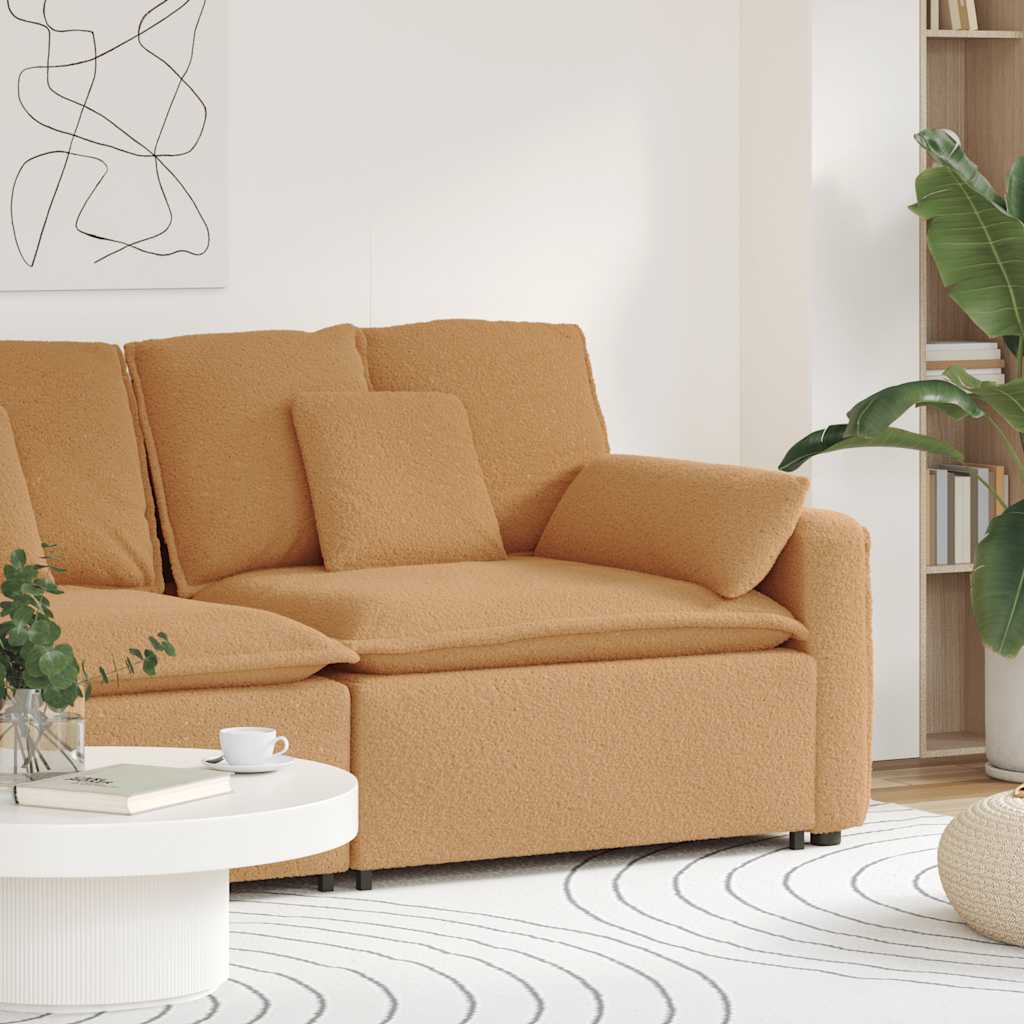 Modulsofa Hjørnemodul Med Hynder 100 Cm Farvet