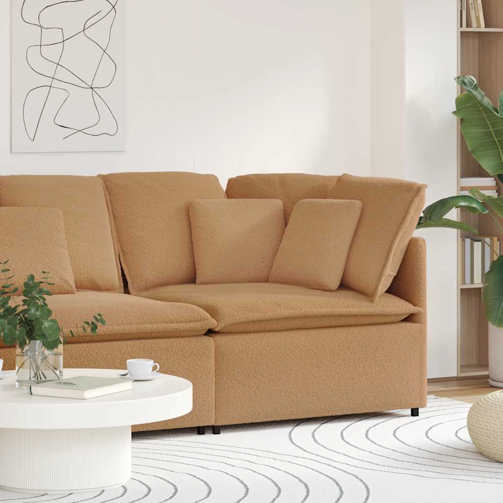 Modulsofa Hjørnemodul Med Hynder 100 Cm Farvet