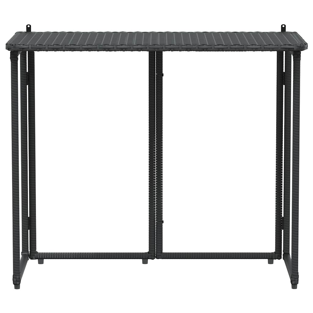 Foldbart Havebord 90X51X75 Cm Polyrattan
