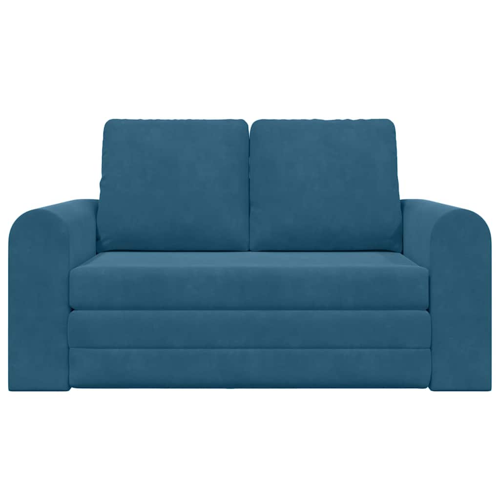 Sovesofa Blå 148 X 71 X 83 Cm Fløjl