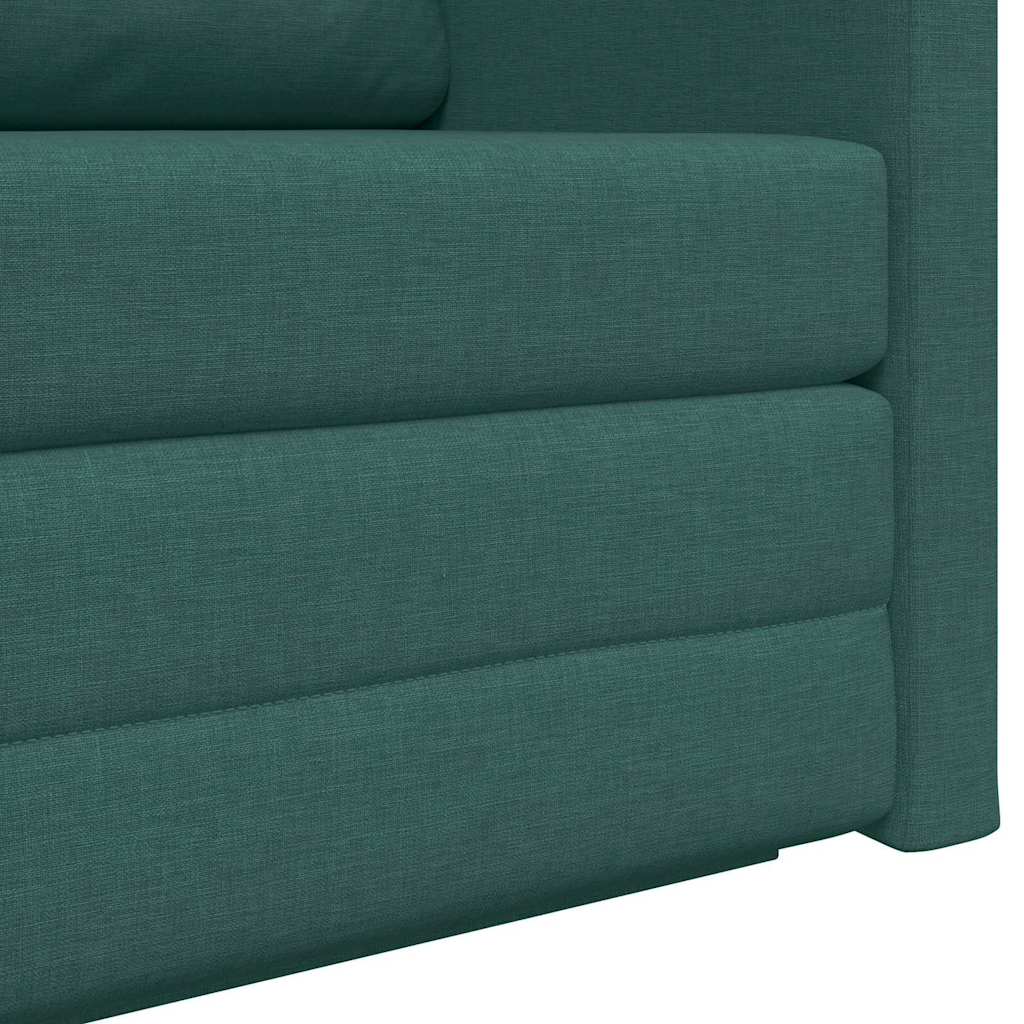 Sovesofa Mørkegrøn 124 X 71 X 78 Cm Stof