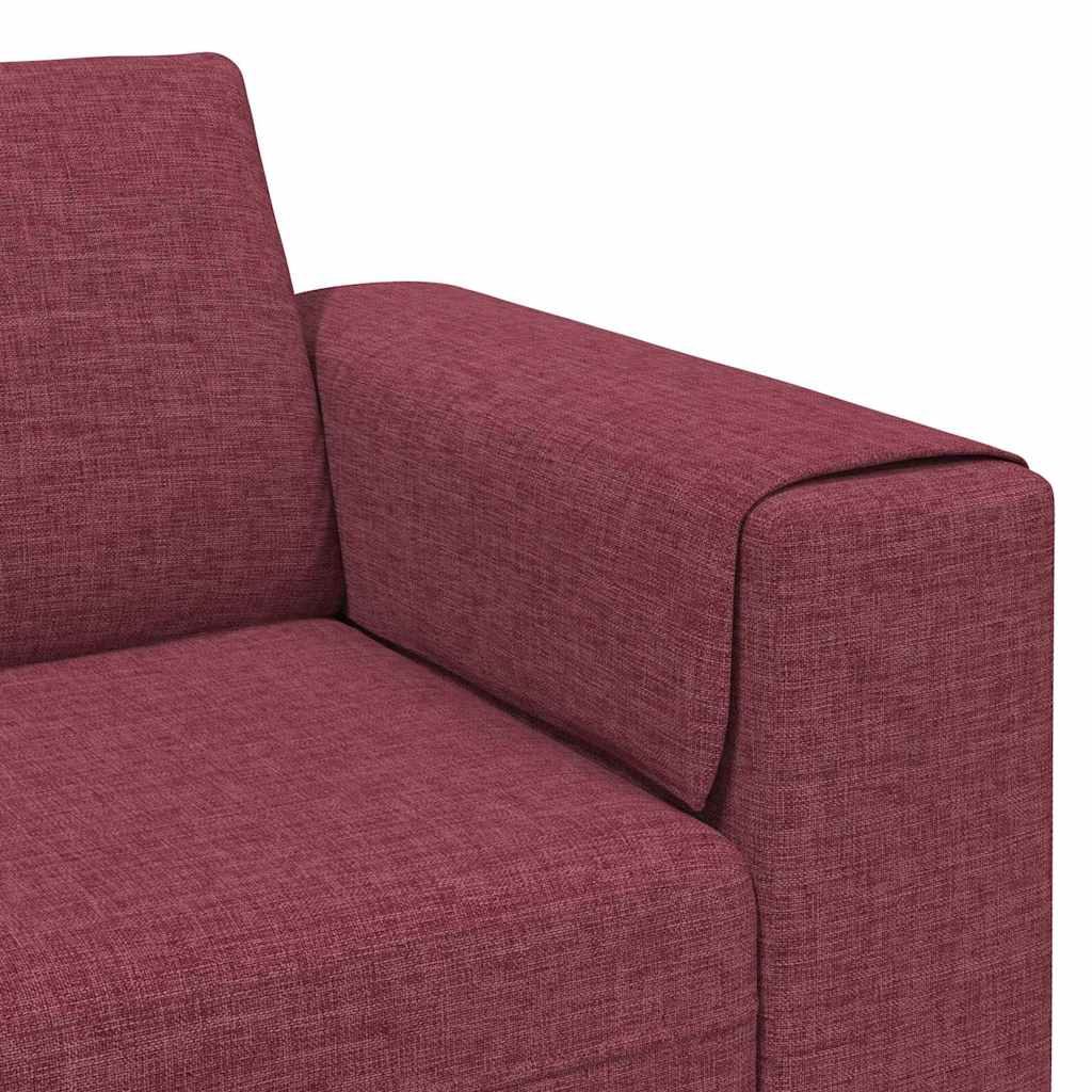 Sofa Sæt Vinrød Stof