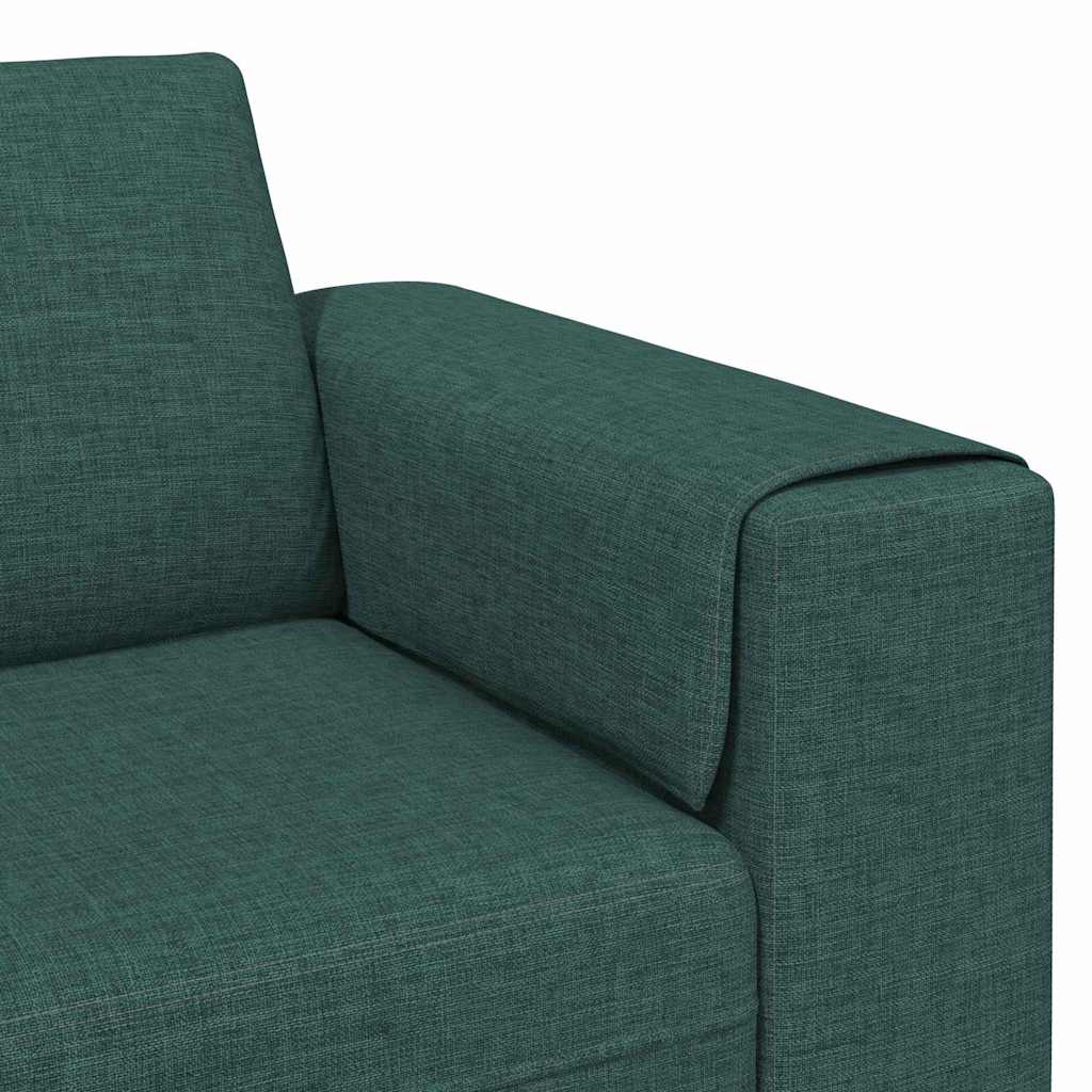 Sofa Sæt Mørkegrøn Stof