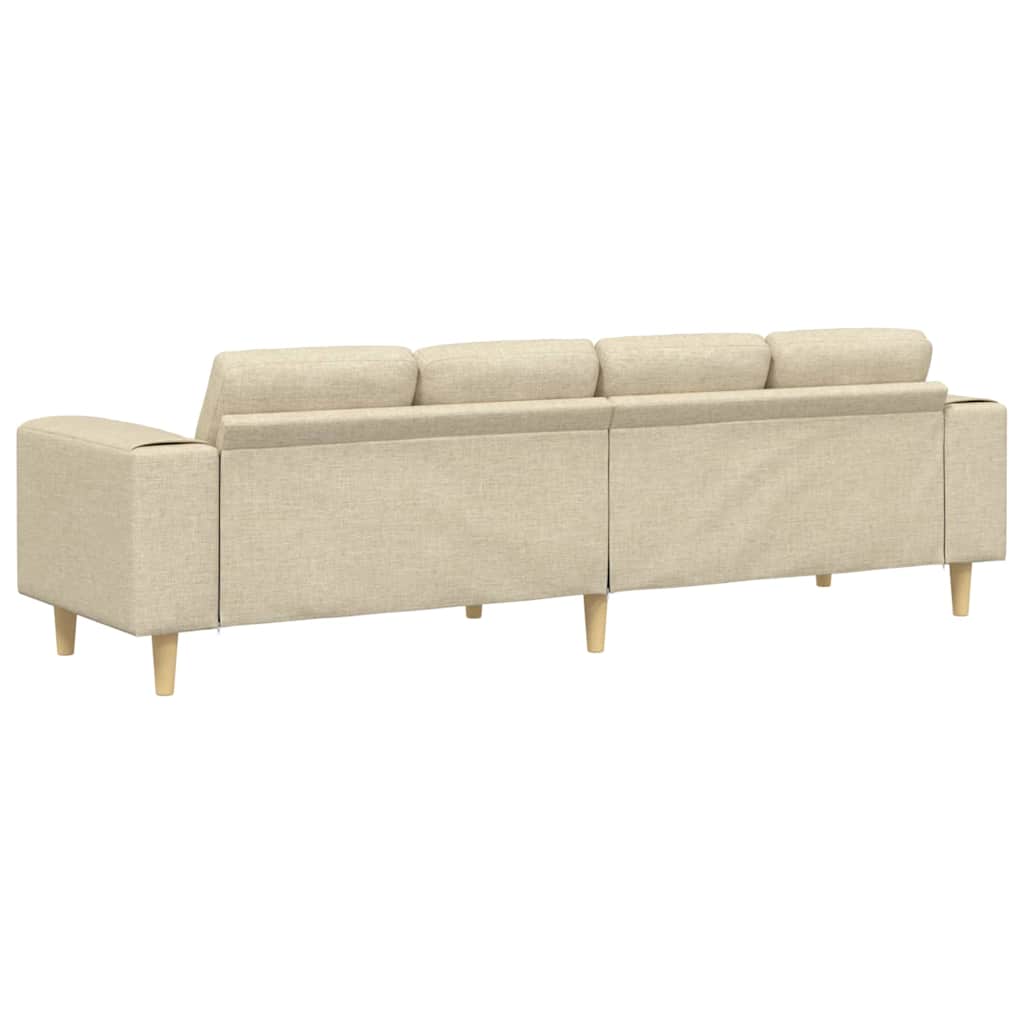 Sofa Sæt Creme Stof