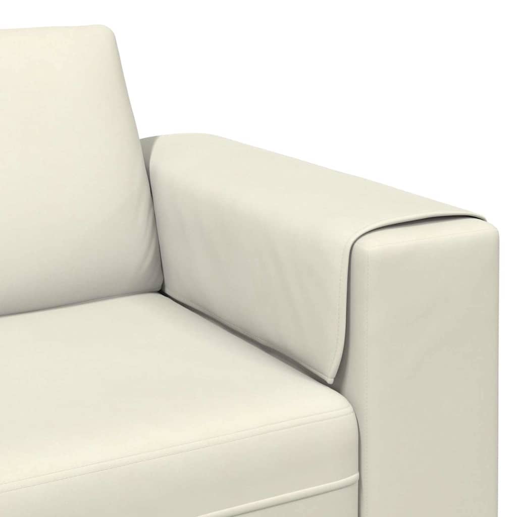 Sofa Sæt Creme Fløjl