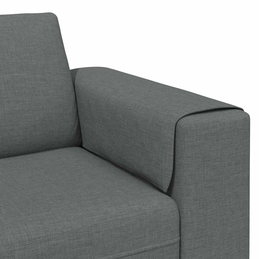 Sofa Sæt Mørkegrå Stof