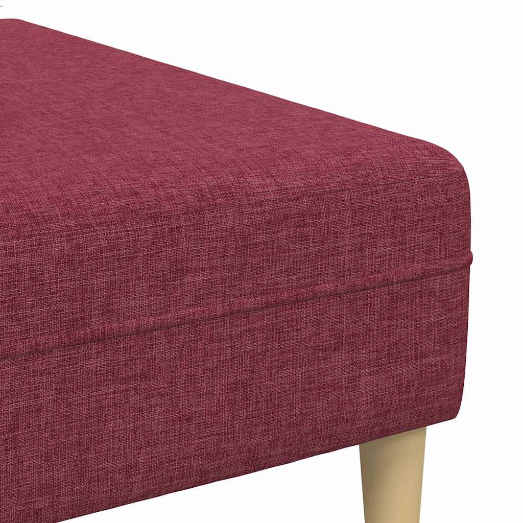 Sofa Sæt Vinrød Stof