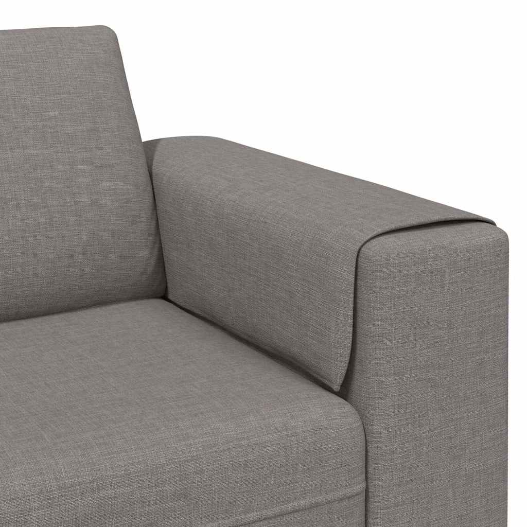 Sofa Sæt Gråbrun Stof