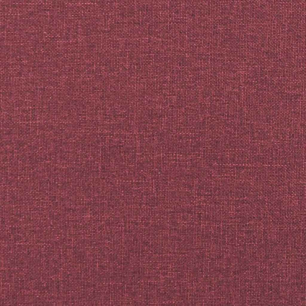 Stof Sofa Med Pude Vinrød 208 Cm Stof