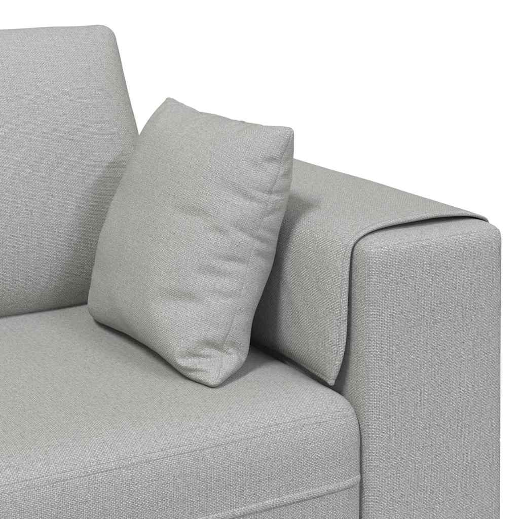 Stof Sofa Med Pude Skygrå 208 Cm Stof