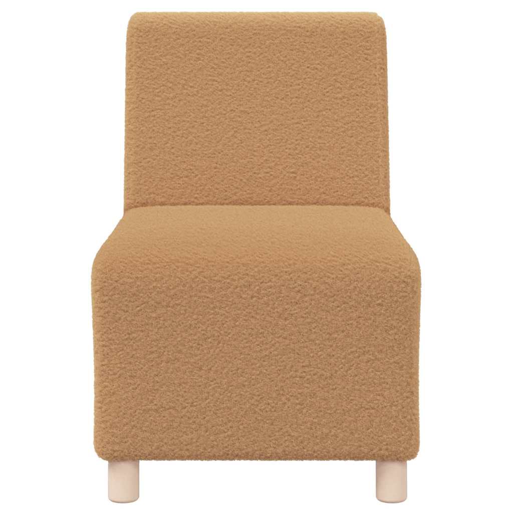 Modulsofa Enhed Uden Arme 2 Pcs Beige 55 X 74 X 82 Cm Lysegrå Og Mørkegrå