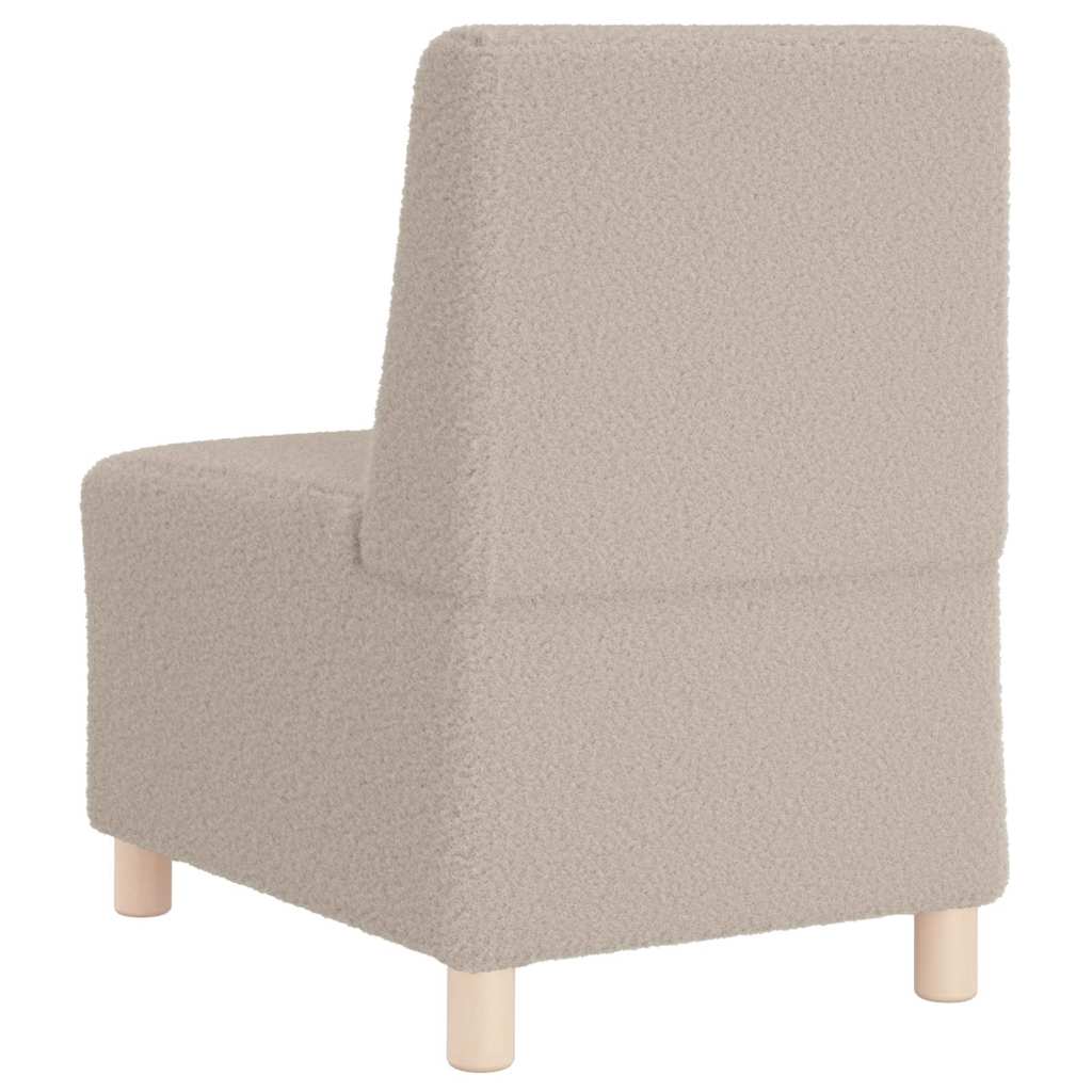 Modulsofa Enhed Uden Arme 3 Pcs Lysegrå 55 X 74 X 82 Cm Lysegrå Og Mørkegrå