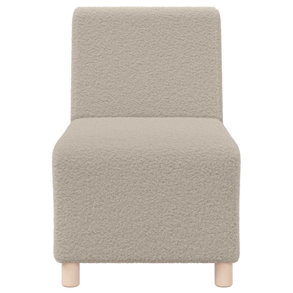 Modulsofa Enhed Uden Arme 3 Pcs Lysegrå 55 X 74 X 82 Cm Lysegrå Og Mørkegrå