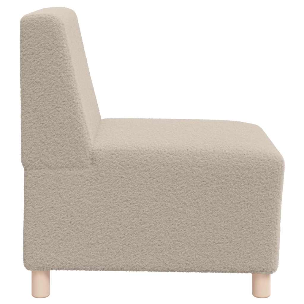 Modulsofa Enhed Uden Arme 3 Pcs Lysegrå 55 X 74 X 82 Cm Lysegrå Og Mørkegrå