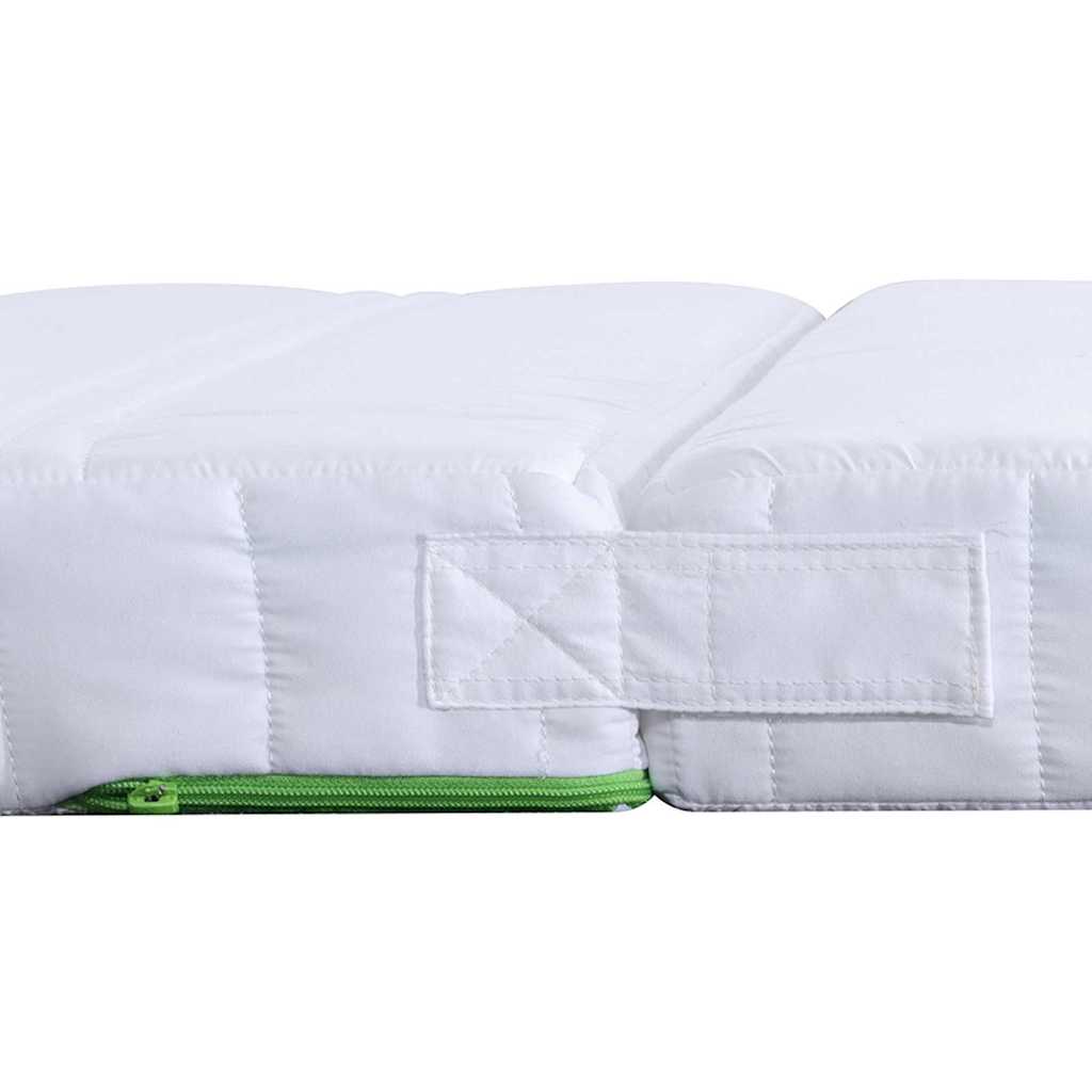 Skummadras Hvid 80 X 200 Cm Stof