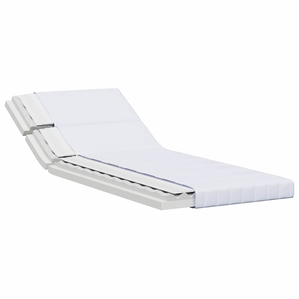 Skummadras Hvid 80 X 200 Cm Stof