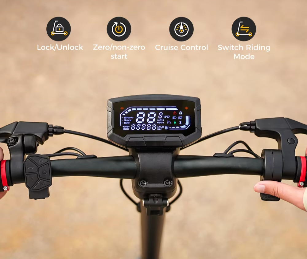 IX7Pro 2000W Dual Motor Electrisk Scooter