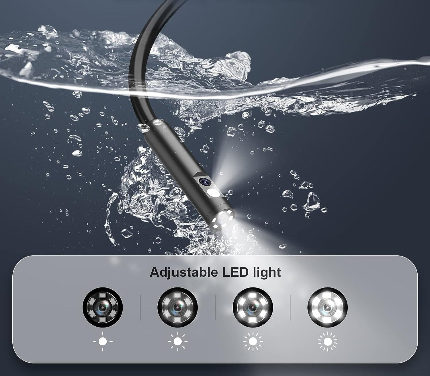 Dual Lens 1080 HD Inspektionskamera