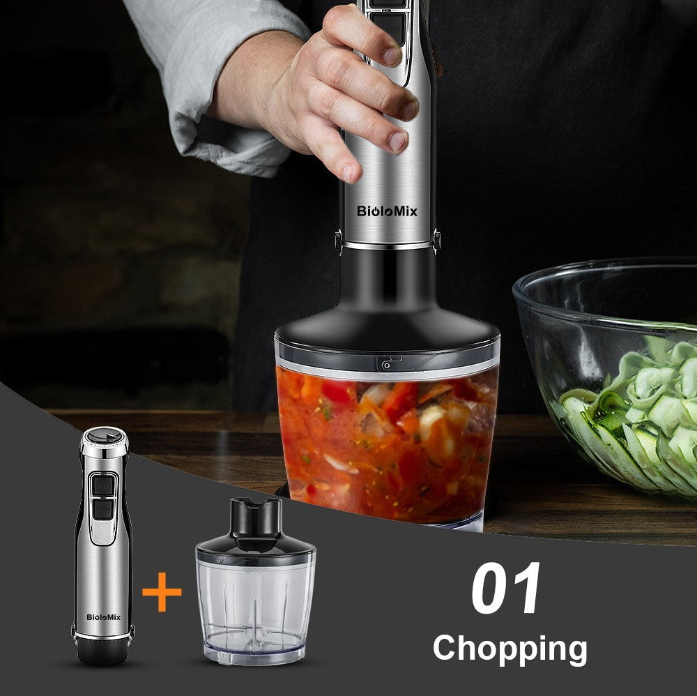 BioloMix BHB1200 – Kraftfuld 4-i-1 Stavblender
