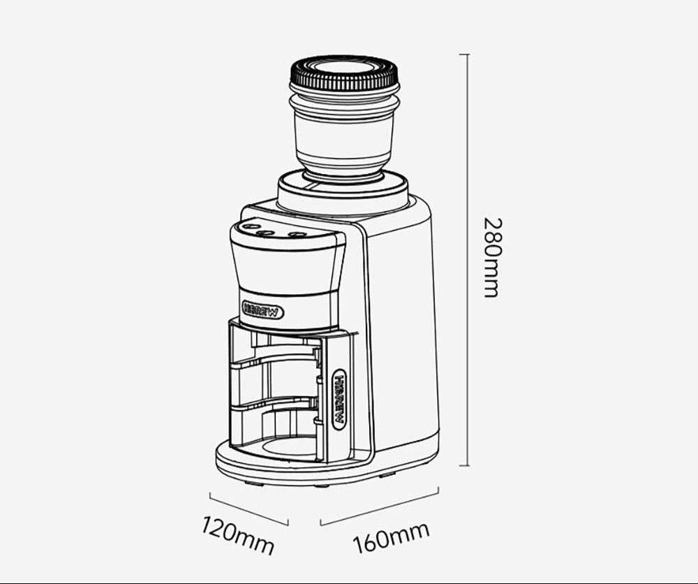 HiBREW G3A Elektrisk Kaffekværn
