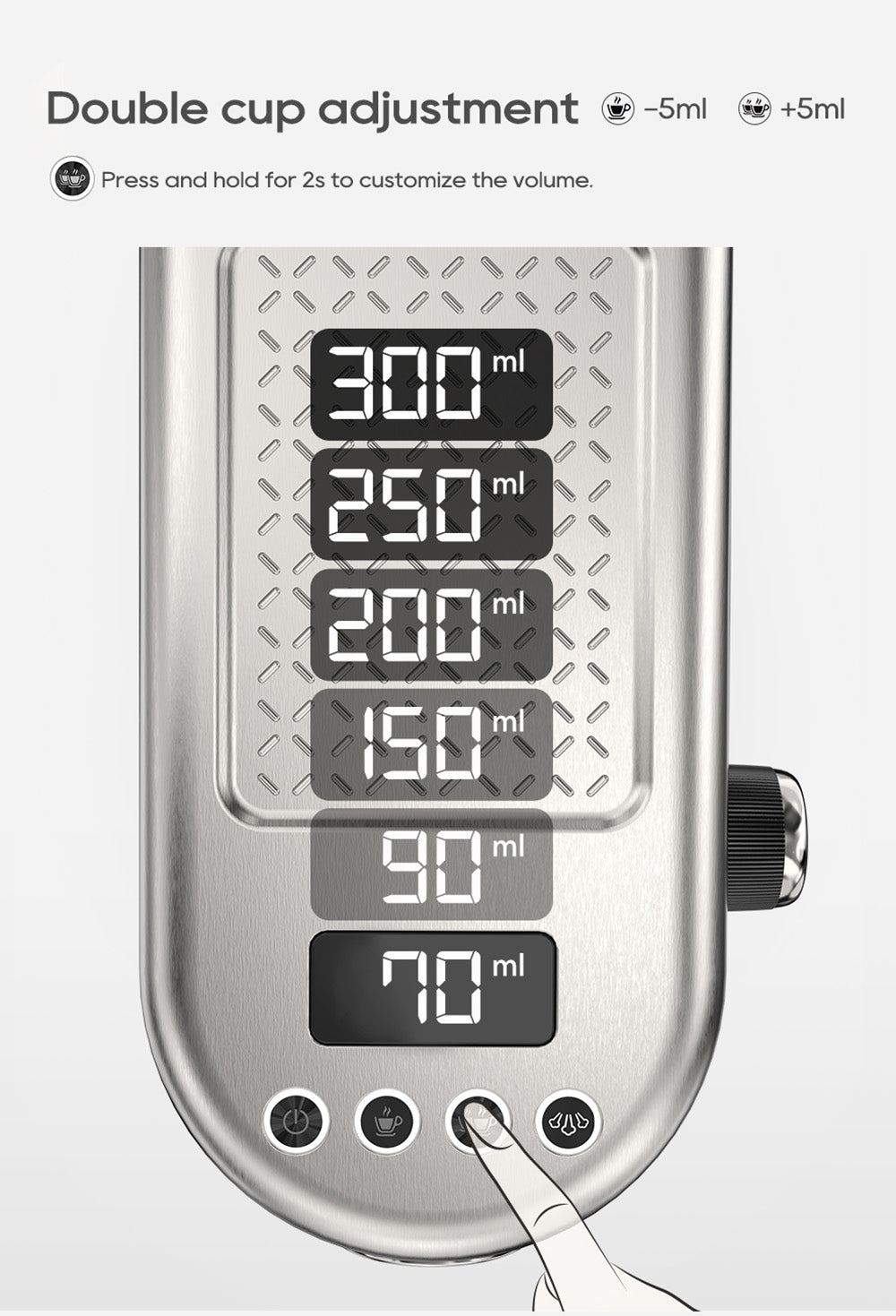 HiBREW H10B Semi-Automatisk Espressomaskine