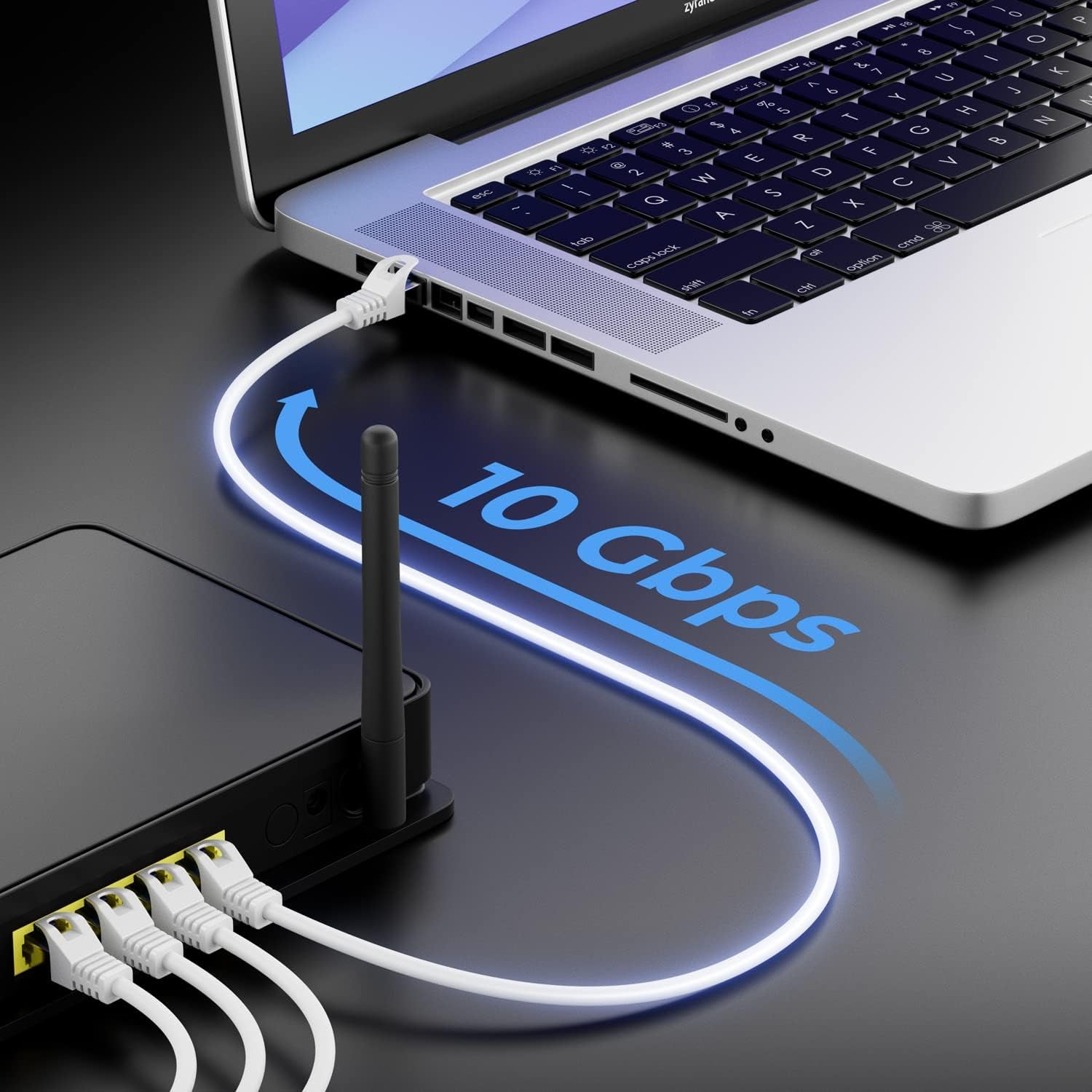 1M CAT7 netværkskabel - 10 Gigabit