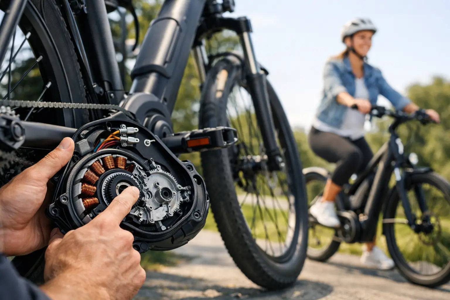 Hvordan virker en elcykelmotor i praksis?