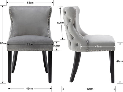 Wahson Spisestuestole i velour