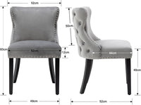 Wahson Spisestuestole i velour