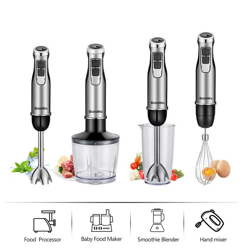 BioloMix BHB1200 – Kraftfuld 4-i-1 Stavblender