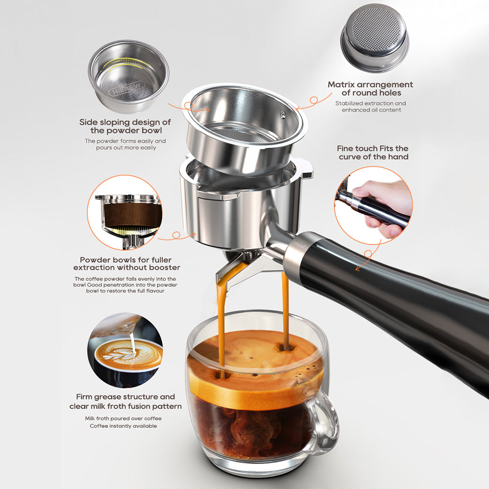 HiBREW H10B Semi-Automatisk Espressomaskine
