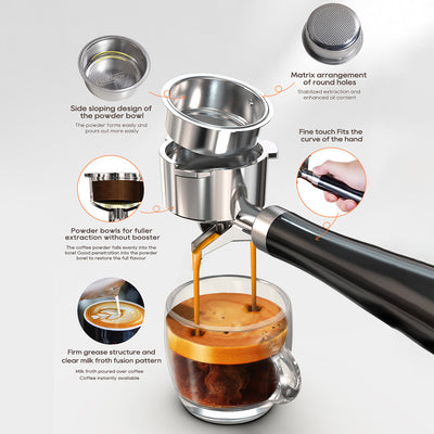 HiBREW H10B Semi-Automatisk Espressomaskine
