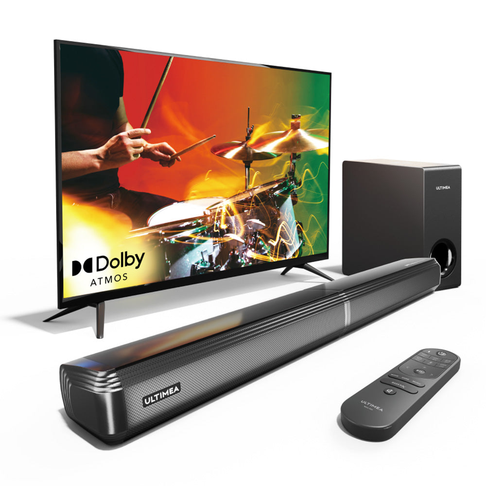 Ultimea Apollo S60 – Soundbar med Dolby Atmos &amp; Kraftfuld Subwoofer
