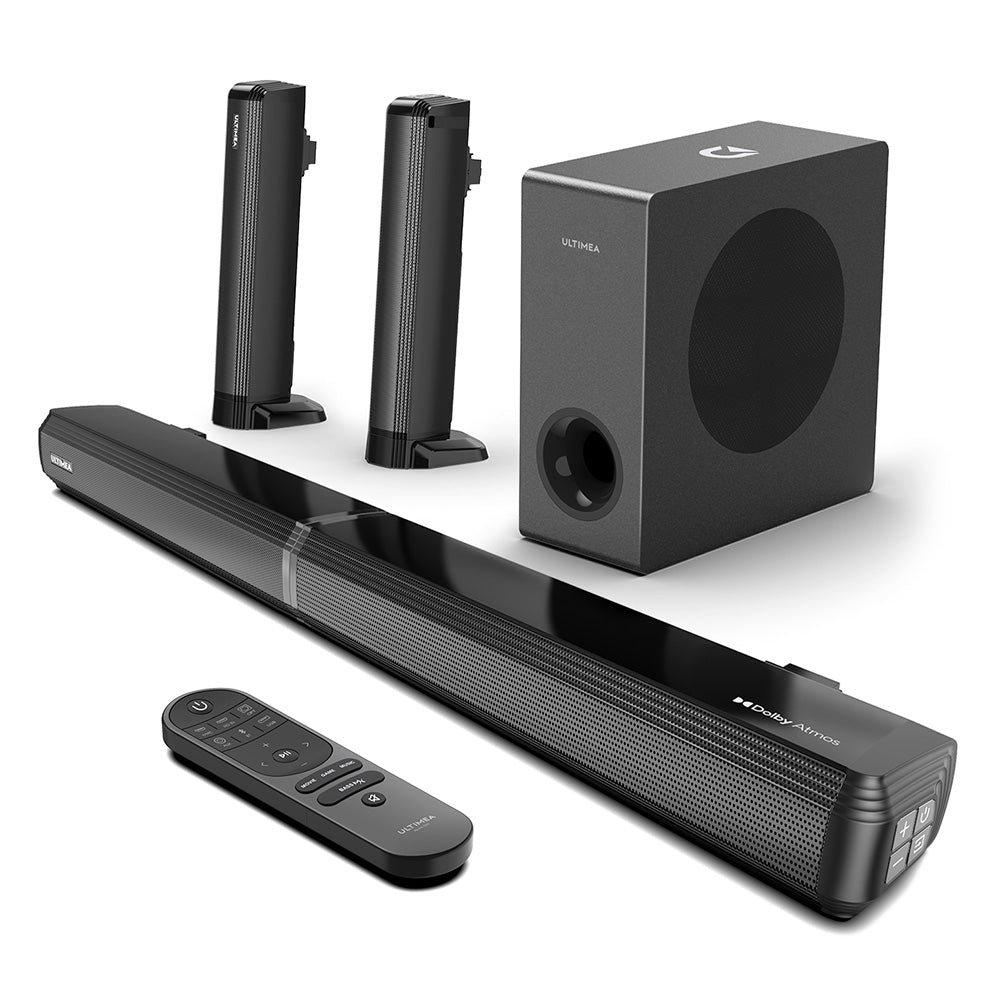 Ultimea Apollo S60 – Soundbar med Dolby Atmos &amp; Kraftfuld Subwoofer