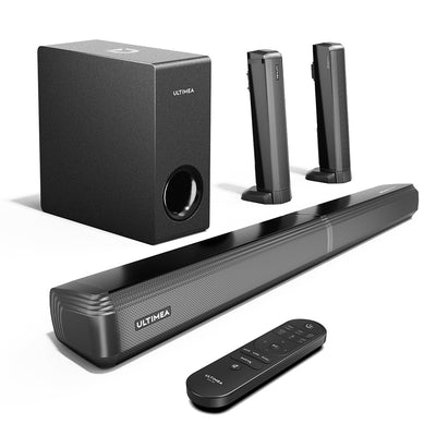 Ultimea Apollo S50 – Soundbar med Dolby Atmos &amp; Kraftfuld Subwoofer