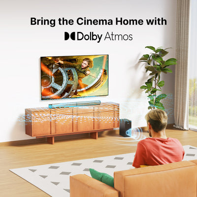 Ultimea Apollo S50 – Soundbar med Dolby Atmos &amp; Kraftfuld Subwoofer